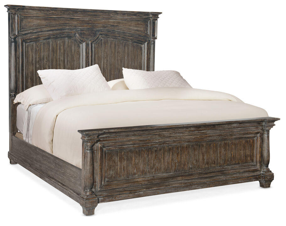 Traditions King Panel Bed in Maduro