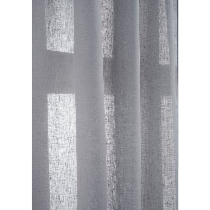 Solino Home 100% Pure Linen Sheer Curtain for Thanksgiving, Christmas