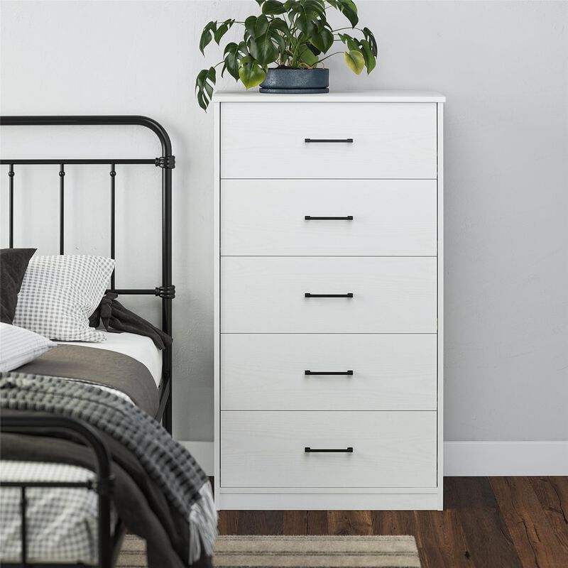 BrEZ Build Pearce Tall 5 Drawer Dresser