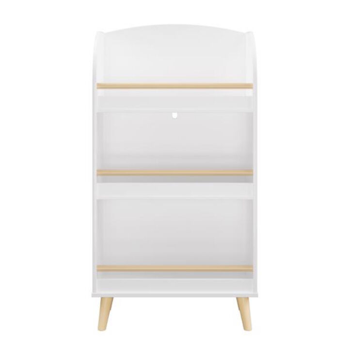 Kids 3-Tier Bookshelf and Toy Storage Cabinet for Bedroom or Playroom