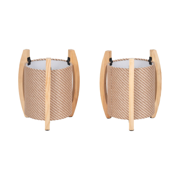 Cylinder Tripod Table Lamps