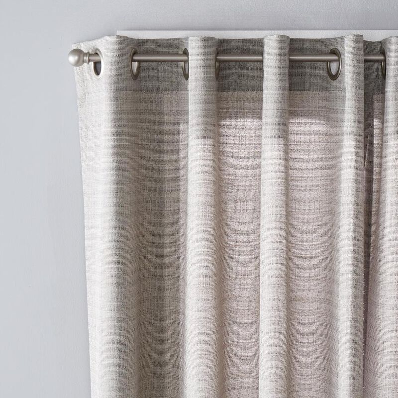 SKL Home Saturday Knight Ltd Maeve Sophisticated Yarn Dyed Woven Horizontal Pattern SunSafe Window Panel