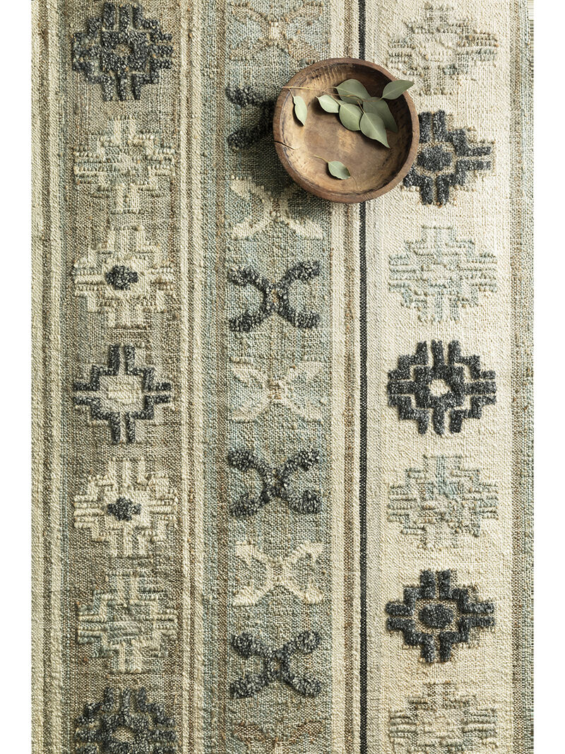 Owen OW01 Aqua/Ink 7'9" x 9'9" Rug