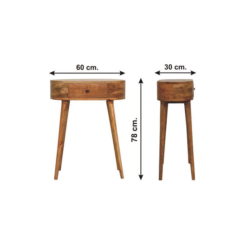 Artisan Furniture Solid Wood Mini Albion Oak-ish Console