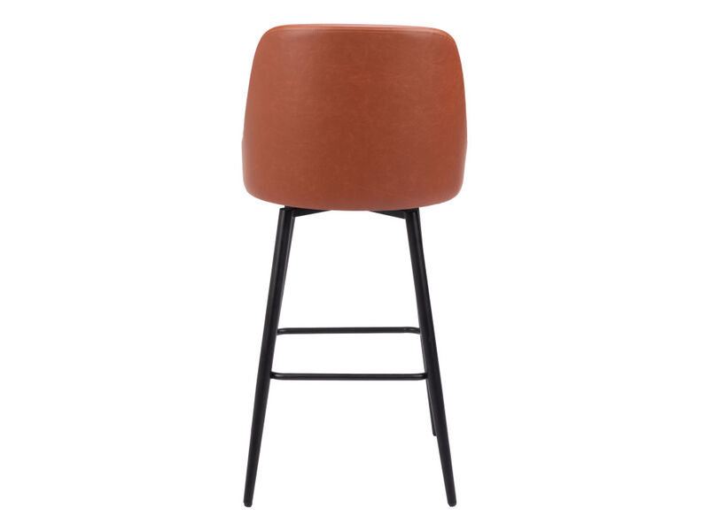 Keppel Swivel Barstool Brown