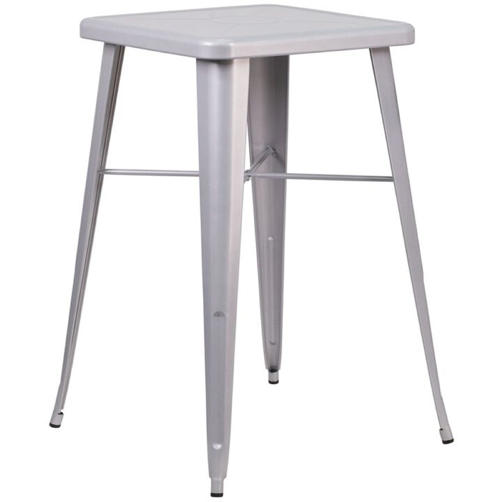 23.75SQ  Metal Bar Table