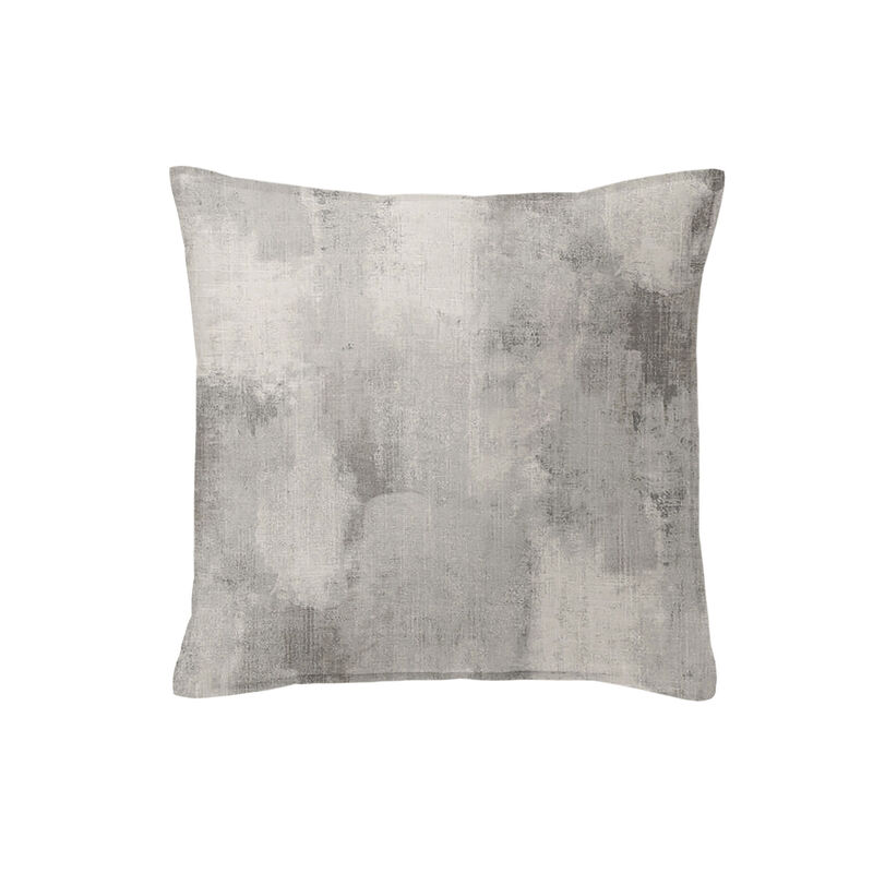 6ix Tailors Fine Linens Thiago Linen Taupe (Marble) Decorative Throw Pillows