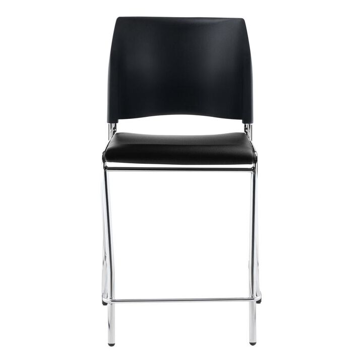 NPS® 8700 Series Cafetorium Plush Vinyl Stool, Counter Height