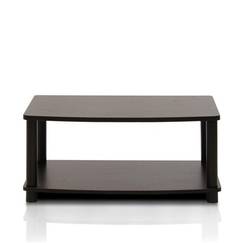 Furinno Furinno 13191EX/BK Turn-N-Tube No Tools 2-Tier Elevated TV Stands