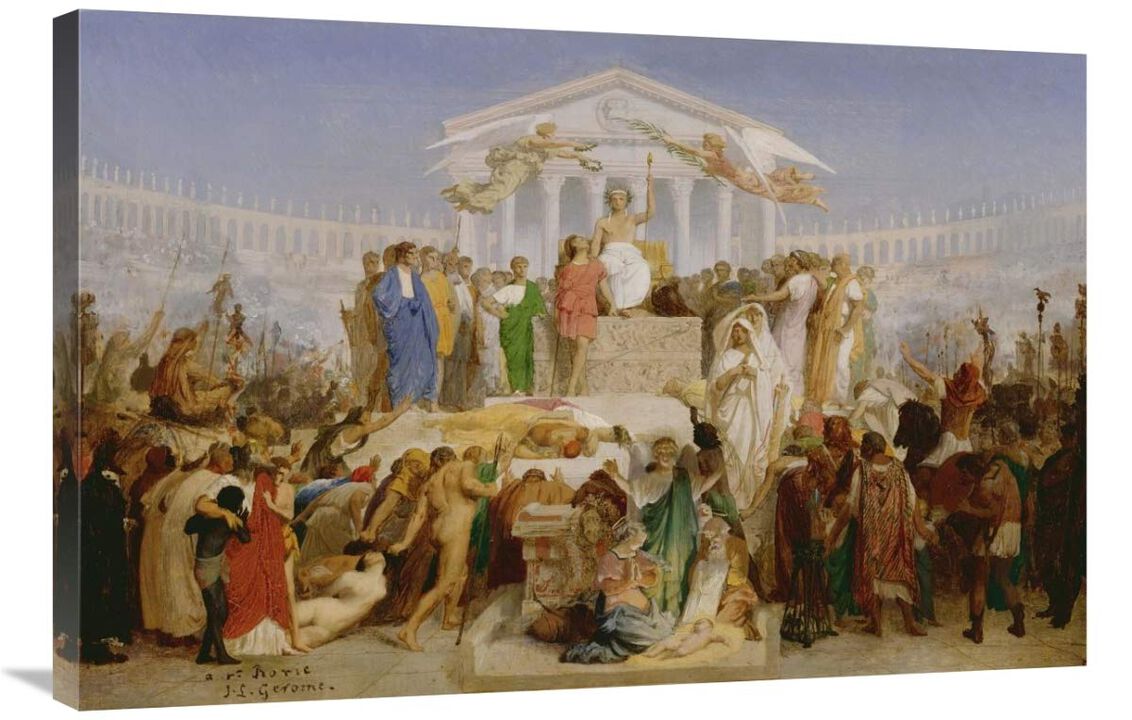 The Age of Augustus, the Birth of Christ-Canvas Art-36x24
