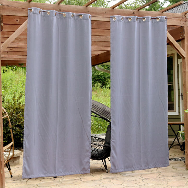Sunnydaze Outdoor Blackout Curtain Panel - 52 in x 108 in