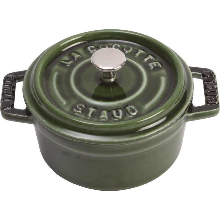 Staub Cast Iron 0.25-qt Mini Round Cocotte - Dark Blue Staub Cast Iron 0.25-qt Mini Round Cocotte - Dark Blue