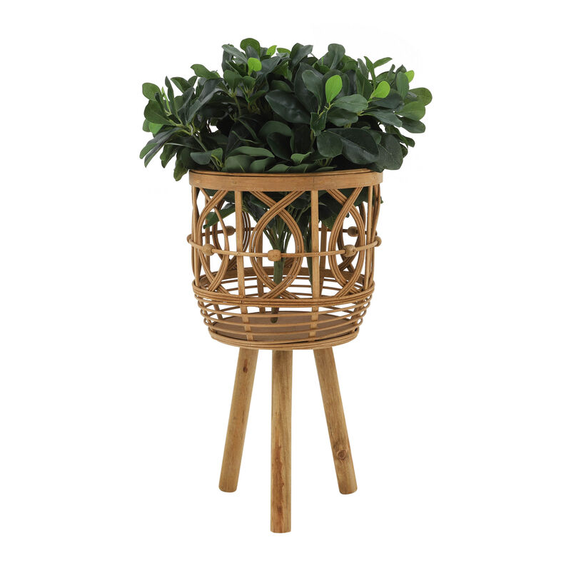 S/3 Bamboo Planters Natural