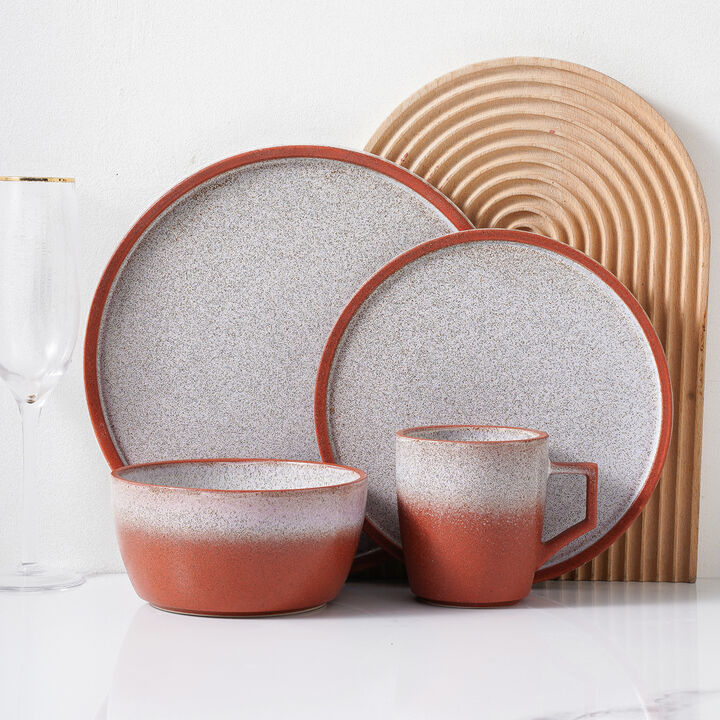 Stone Lain Vince Stoneware 16 Piece Dinnerware Set
