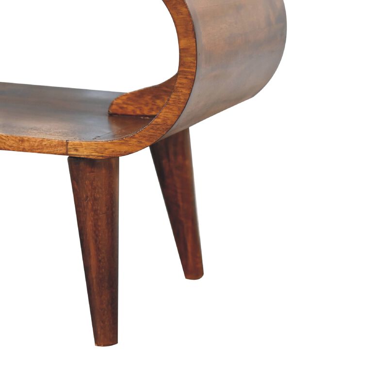 Amaya  Solid Wood Chestnut Coffee Table
