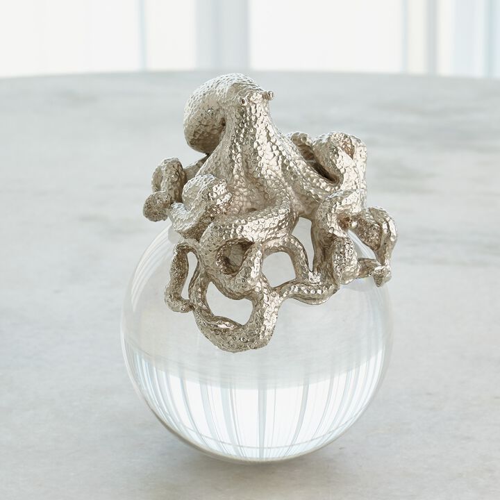 Octopus on Orb-Silver