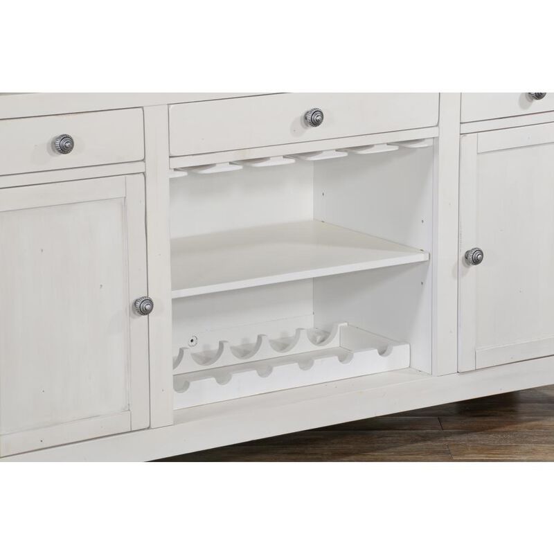 Sunny Designs 78 Farmhouse Wood Home Bar