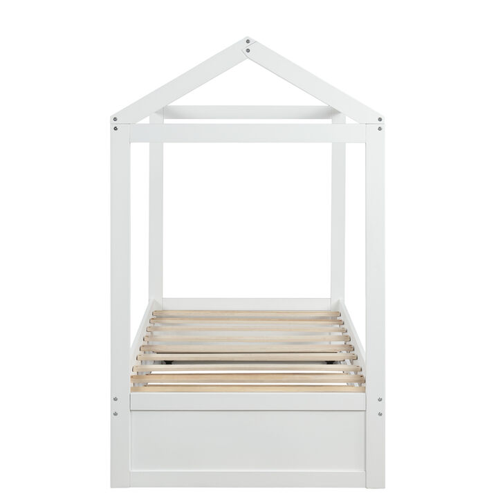 Merax House Bed with Trundle