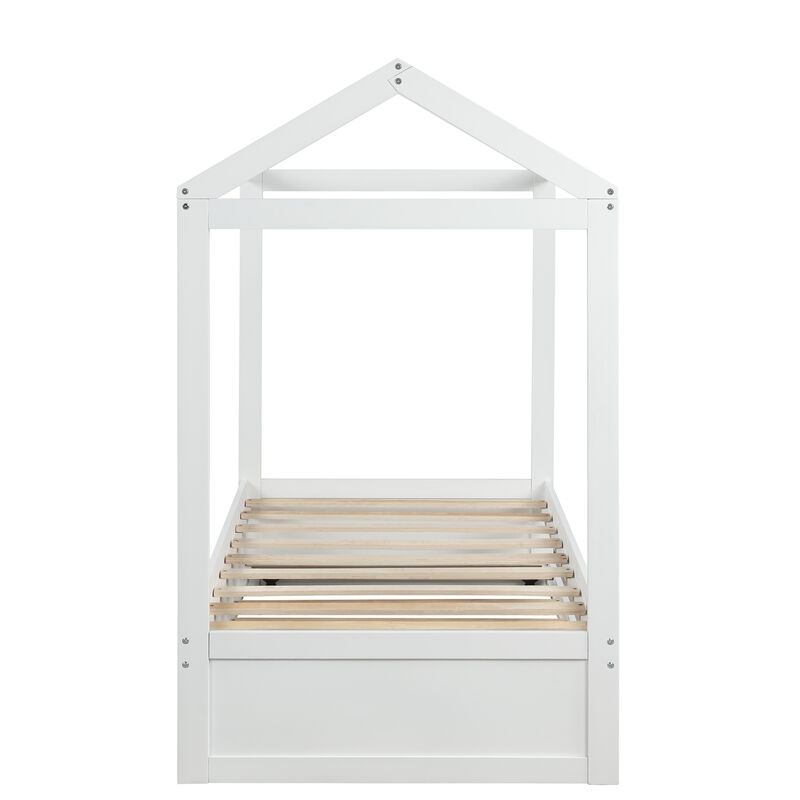 Merax House Bed with Trundle