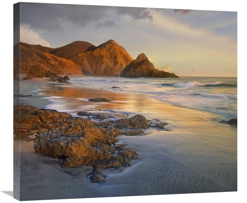 Bean Hollow Beach, Big Sur, California-Canvas Art-30x26.4