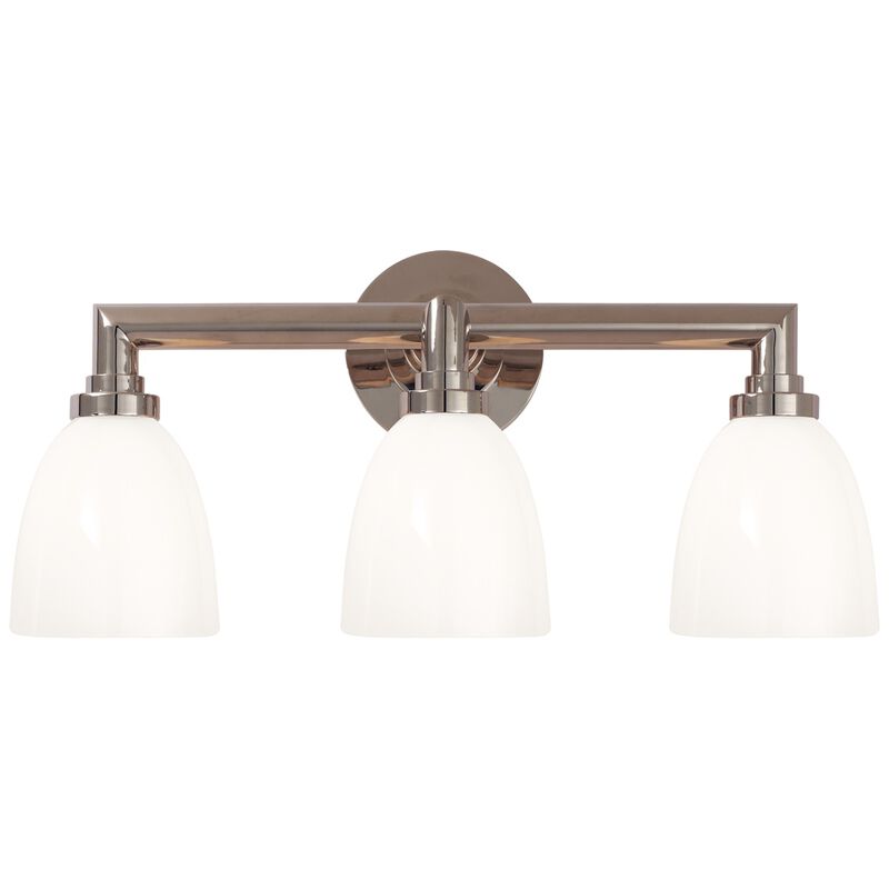 Wilton Triple Bath Light in Chrome