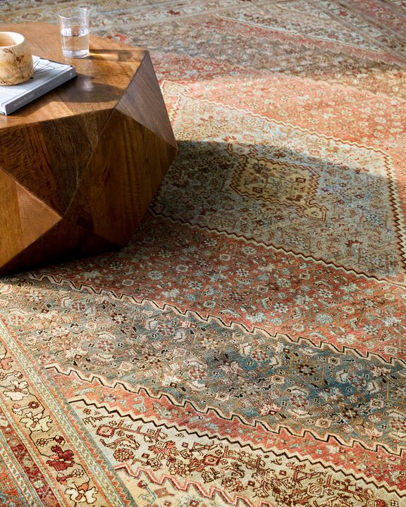 District Loom Antique Persian Tabriz area rug-Oslo
