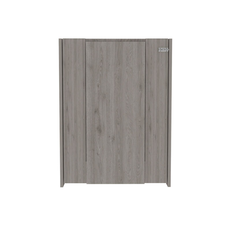 Vatta Wall Foldable Table, Seven Interior Shelves, Extending Table - Light