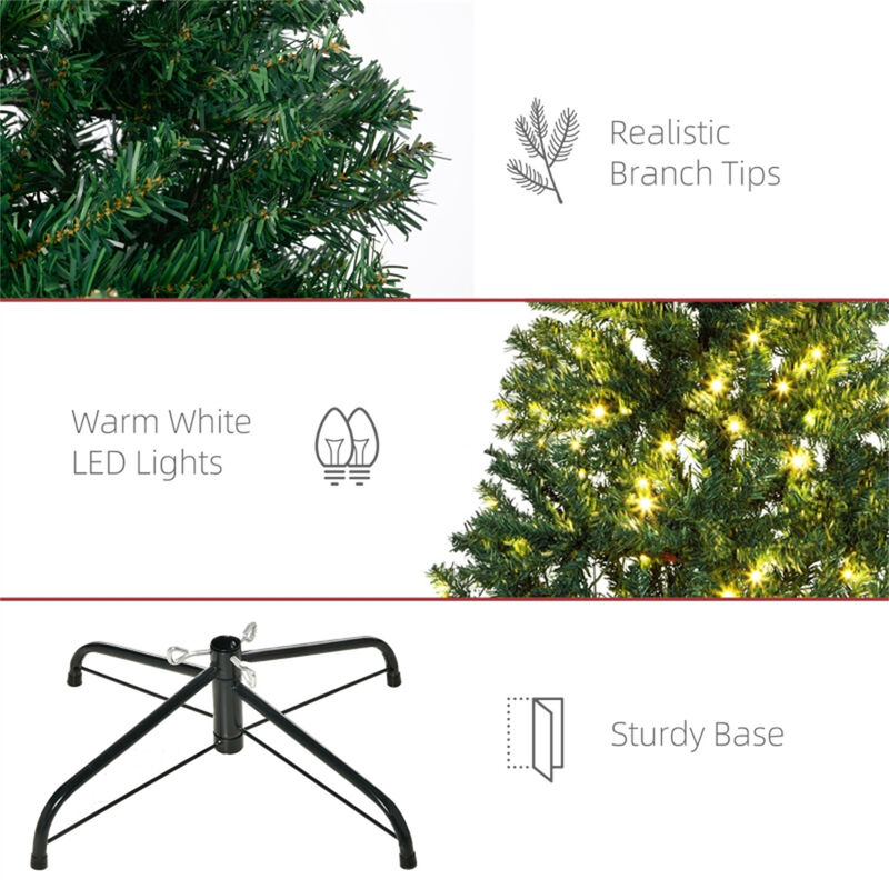 Artificial Christmas Tree Full & Realistic Holiday Décor for Home & Office