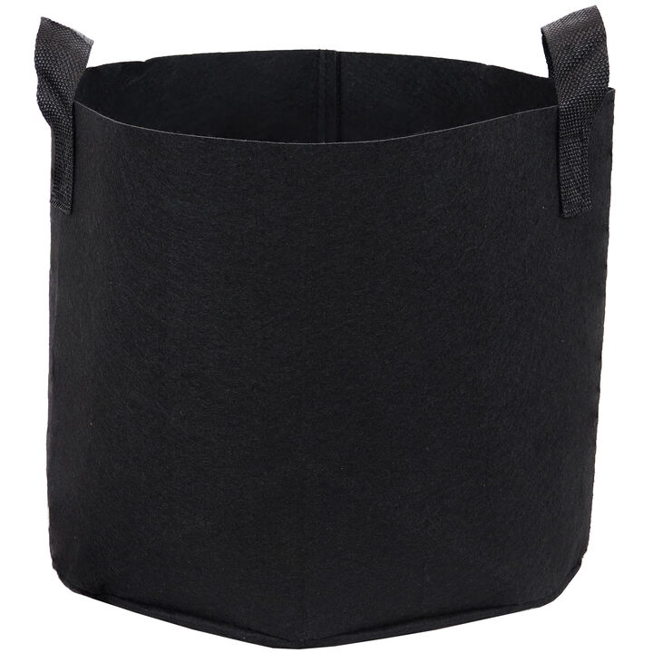 Sunnydaze Nonwoven Polypropylene Fabric Grow Bag with Handles - 5 gallon