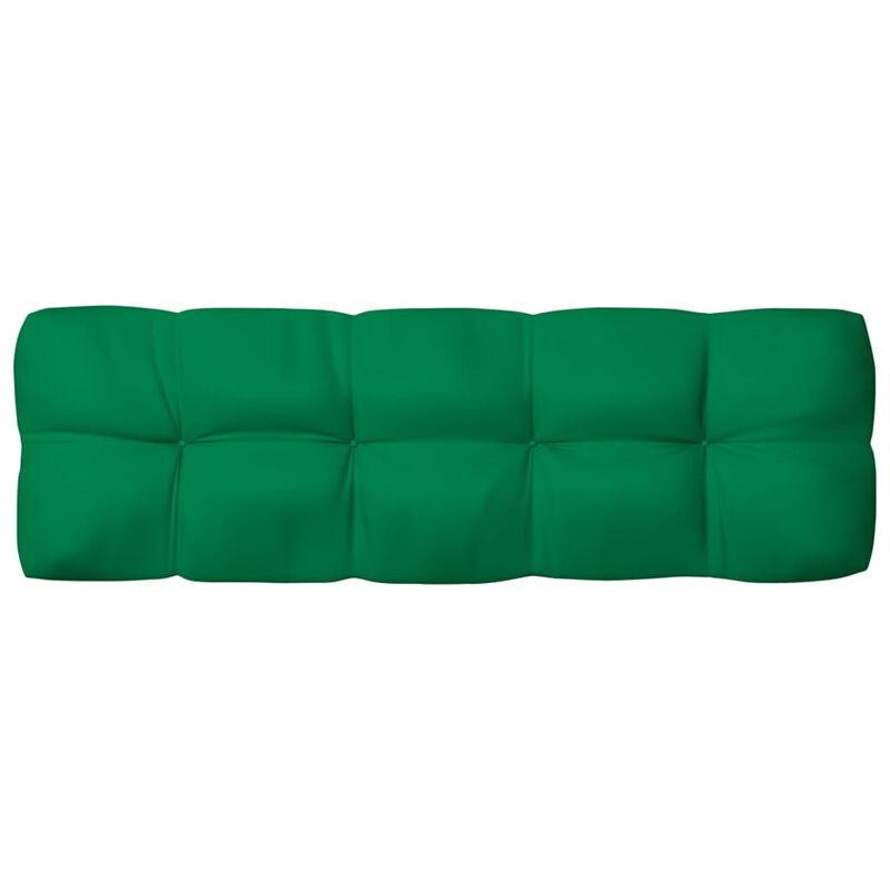 vidaXL Pallet Sofa Cushion Green 47.2"x15.7"x4.7"