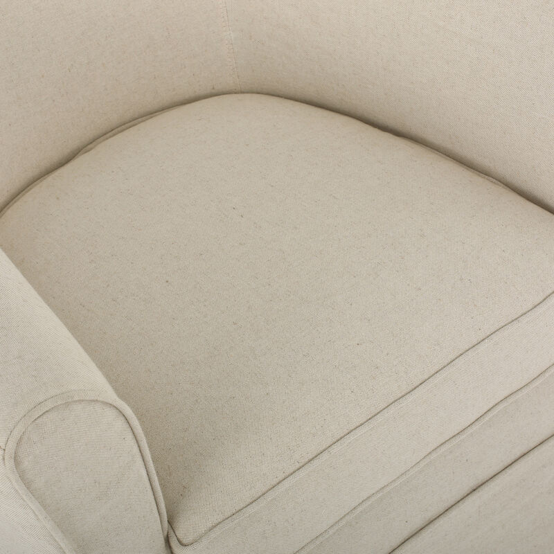 Merax Fabric Swivel Accent Chair with Washable Cover