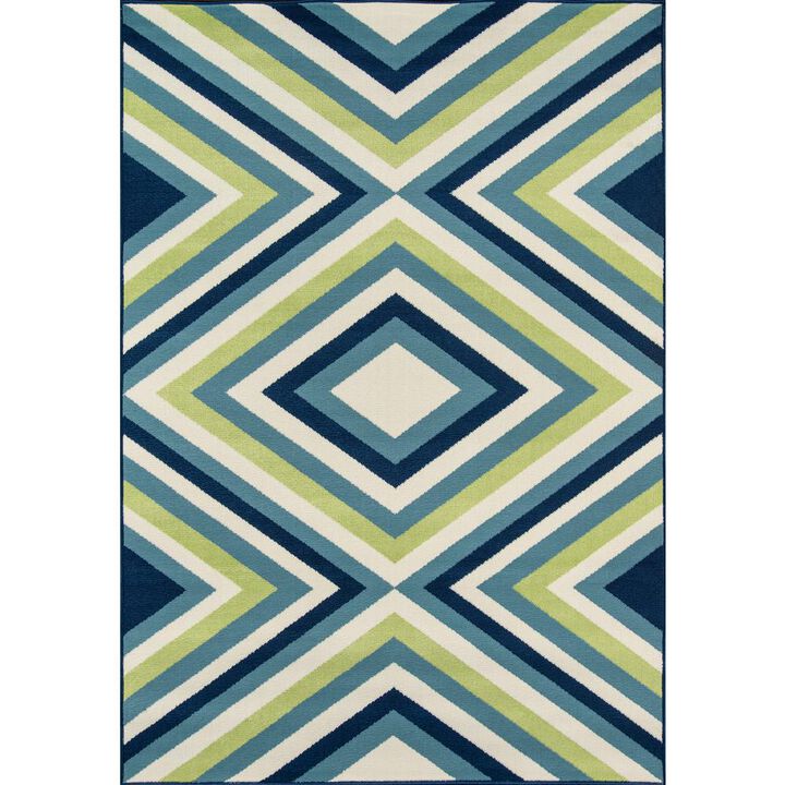 Momeni Contemporary Rectangle Area Rug, Multi, 1'8 X 3'7