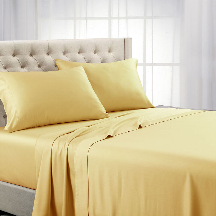 Egyptian Linens - Luxury & Heavy 1000 Thread Count Solid Sheet Set