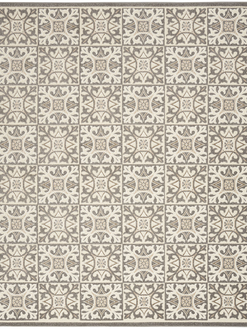 Aloha ALH34 Ivory/Gray 3'6" x 5'6" Rug