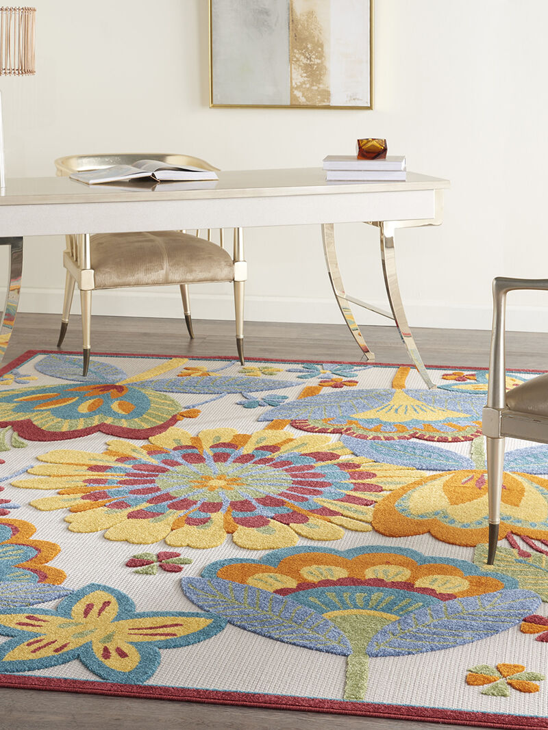 Aloha ALH25 Multicolor 6' x 9' Rug