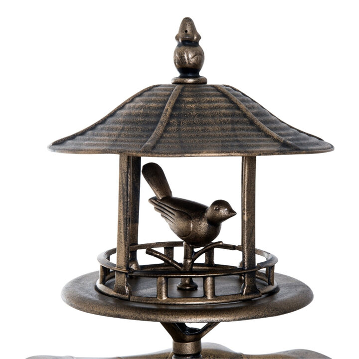 Decorative Bird Bath and Feeder Bowl, Perfect for Outdoor Gardens and Patios