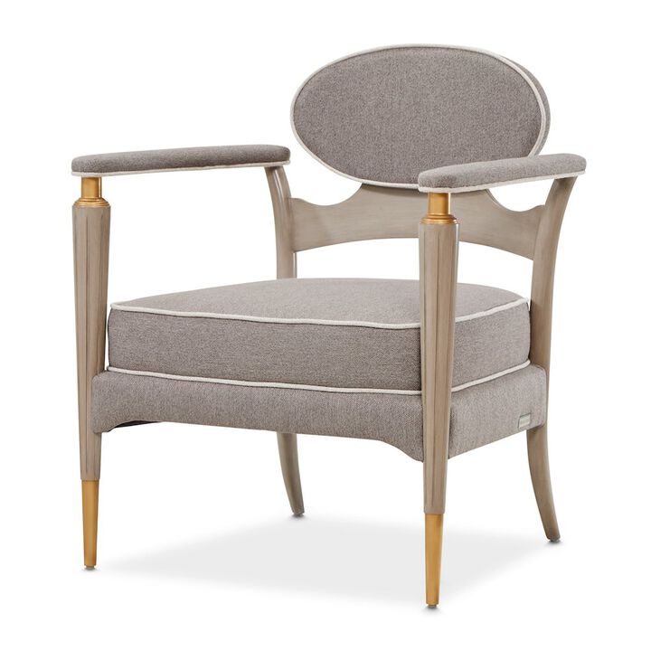 Michael Amini St. Charles Accent Chair - Dove Gray