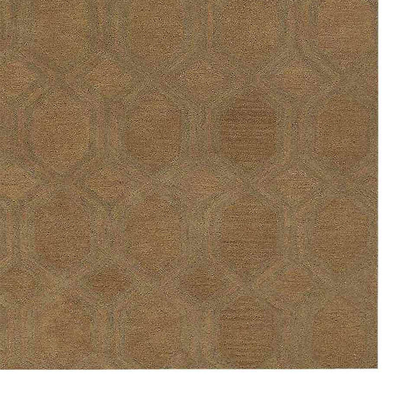 RUGSOTIC CARPETS HAND TUFTED WOOL ECO-FRIENDLY AREA RUGS  - 5'x8', Rectangle Shape, Beige, Contemporary Modern Design, High Pile Thick Handmade Area Rugs for Living Room, Bed Room (K01005)