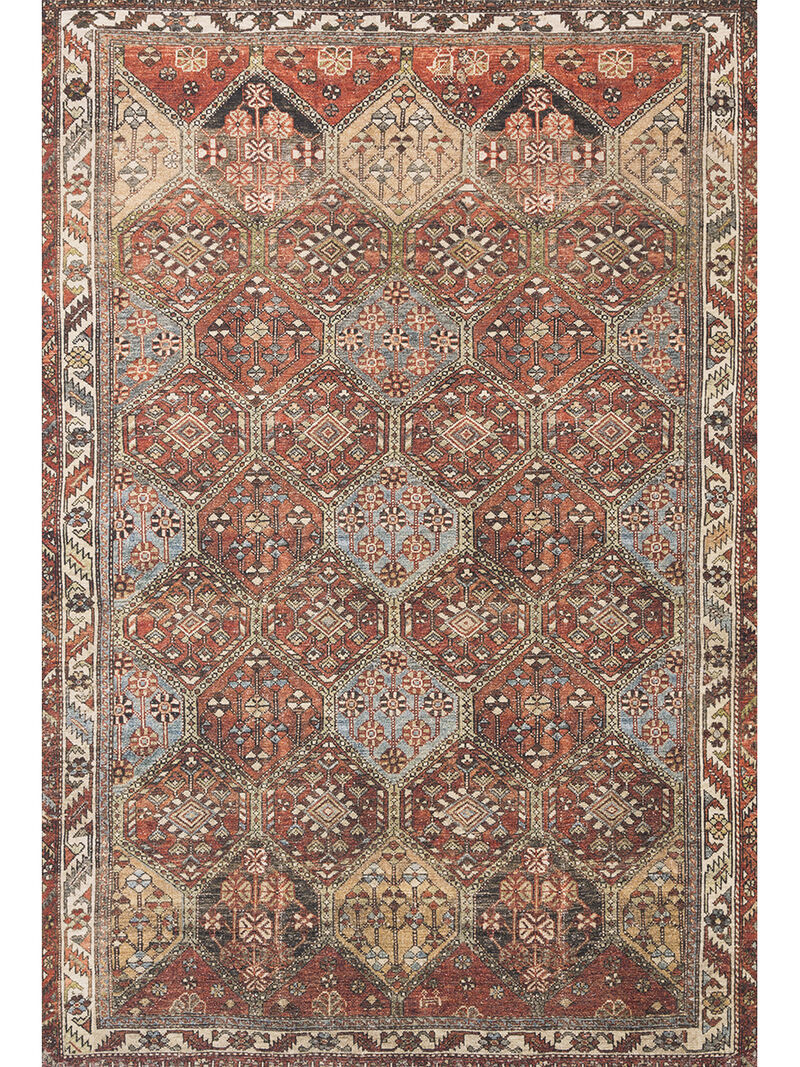 Loren LQ16 Spice/Multi 3'6" x 5'6" Rug