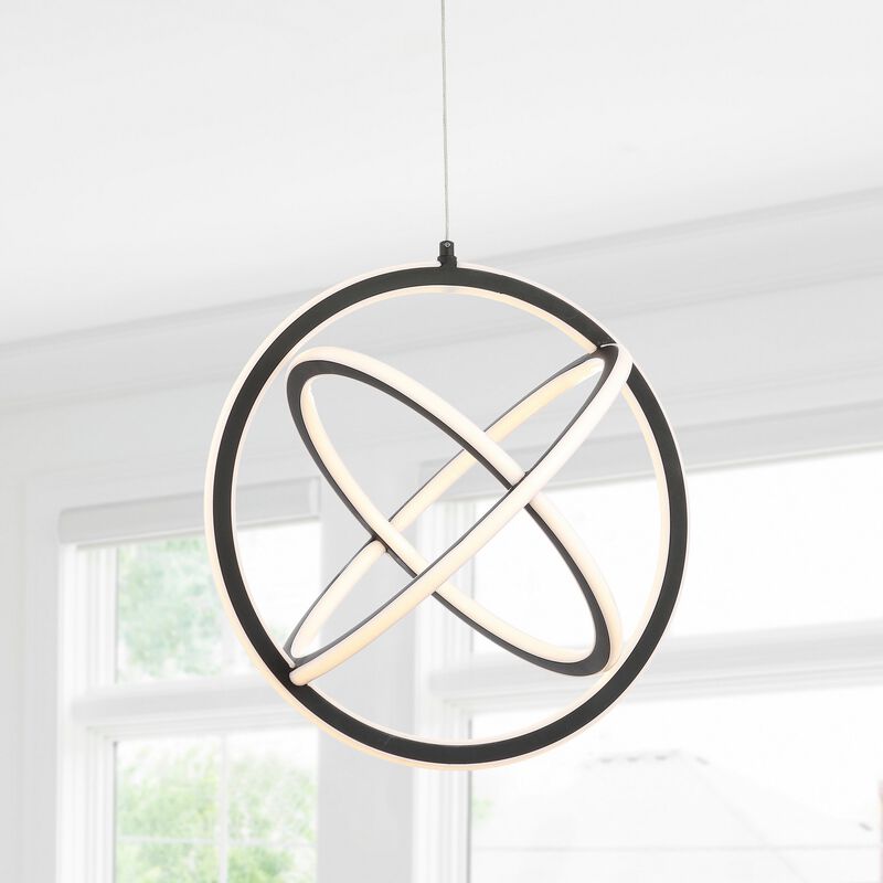 Orbit 16.5" Adjustable Integrated LED Metal Pendant