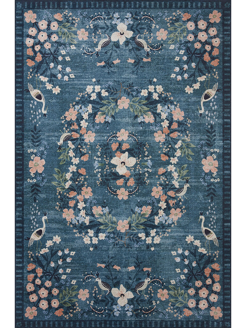 Palais PAL03 Teal 3'9" x 5'9" Rug