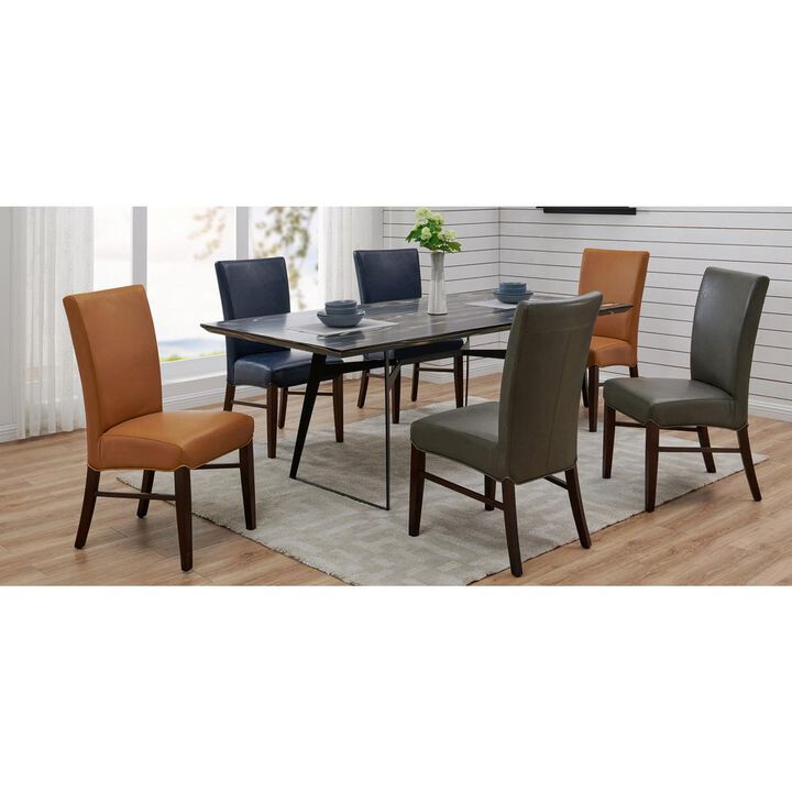 New Pacific Direct Milton Bonded Leather Chair, (Set of 2)