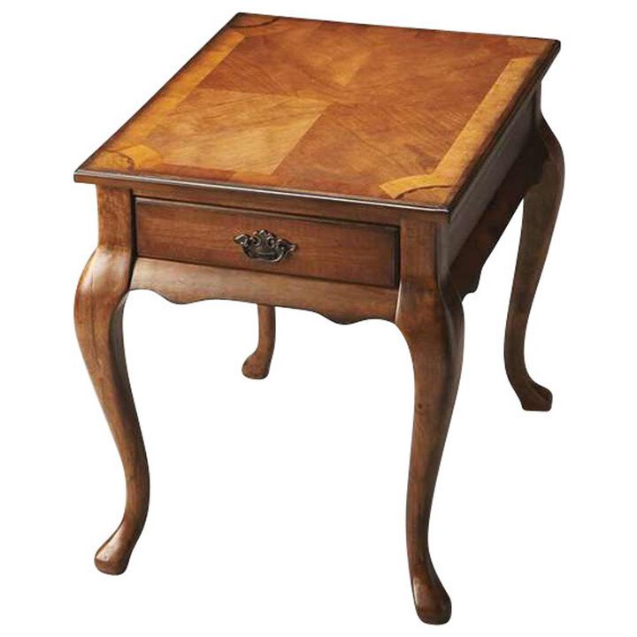 Butler Specialty Company Grace End Table, Medium Brown