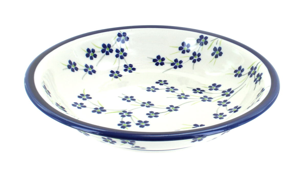 Blue Rose Polish Pottery Zara Soup Plate