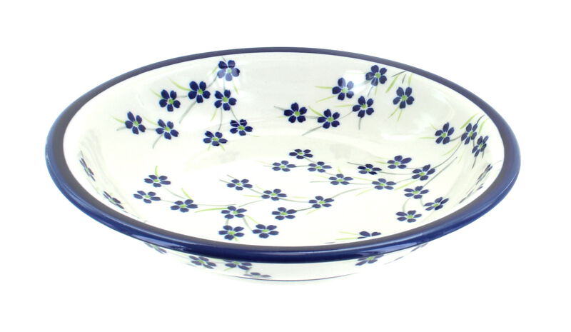 Blue Rose Polish Pottery Zara Soup Plate