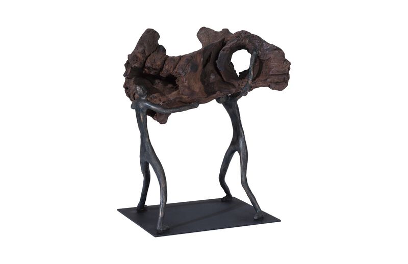 Atlas Tabletop Sculpture Log Lift