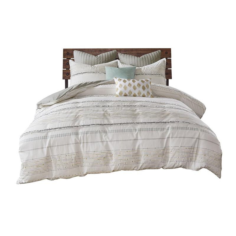 Belen Kox Boho Stripe Tassel Comforter Set, Belen Kox