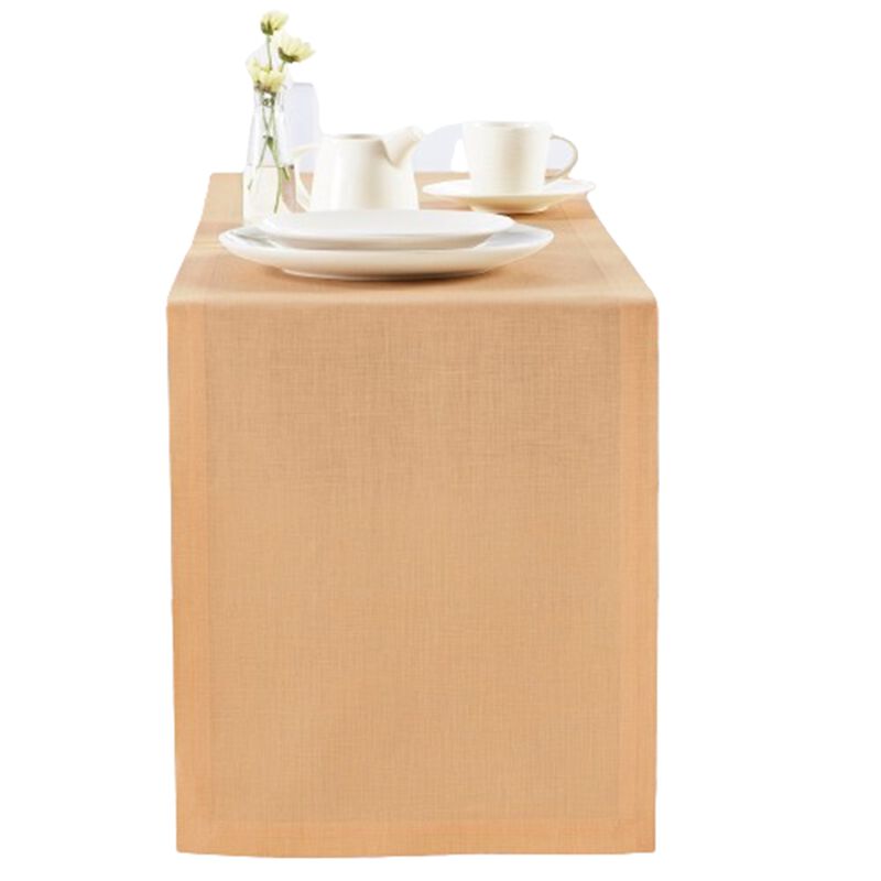 Solino Home 100% Pure Linen Table Runner | Fete for Valentine;s