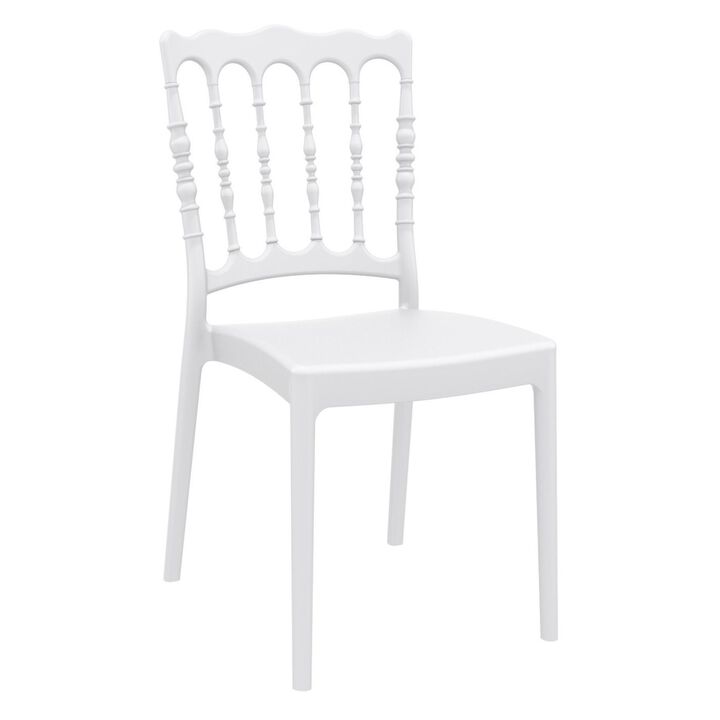 36" Gold Stackable Outdoor Patio Dining Chair
