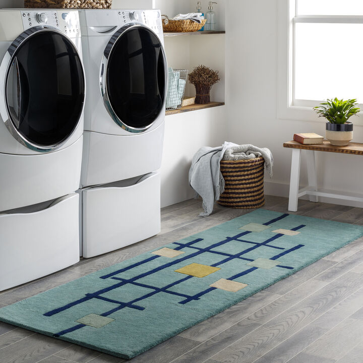 Forum FM-7201 2' x 3' Blue Rug